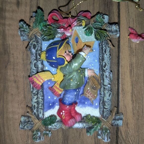 Vintage Heirloom Ornaments from Ashton Drake “Christmas in the Woods” 6 Piece. - Picture 7 of 10